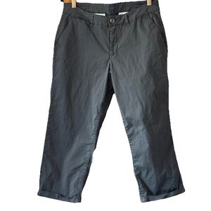 JAG Women’s Gray/Brown Cropped Slim Fit Chino Pants Size 12